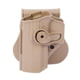 IMI Defense Polymer OWB Paddle Holster, Iwi Jericho/Baby-Eagle Psl 9mm/.40 Left Hand, FDE, IMI-Z1300LHFDE