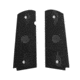 IMI Defense Overmolded 1911 Grip Set, Black, IMI-ZHG01BLACK