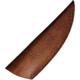Infinite Blades Brown Wood Fixed Blade Knife, 8.88in Overall, 4.5in Satin Finish Stainless Blade, Brown Wood Handle, Leather Sheath, A32