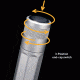 Inova X5 Lithium Powered 31 Lumens LED Flashlight, Titanium, 5 Ultraviolet LEDs, Dual Mode X5DMB-HUVT