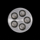 Inova X5 Lithium Powered 31 Lumens LED Flashlight, Titanium, Gift Box X5DM-GT