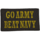 USED IR.Tool Go Army Beat Navy Garrison Patch, Black/Yellow, 3.5X2in, P-0266-06-001-PK, EDEMO1