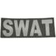 IR.Tools SWAT Large Garrison Patches, Grey/Black, 8X3in, P-0073-06-003-PK