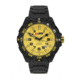ISOBrite T100 Valor  Series Yellow Watch With Polyurethane Band, Black/Yellow, Small ISO313