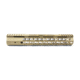 JE Machine Tech Je Handguard Free Float Ar15 12'' Key-mod W/rail Relief Tan