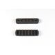 JE Machine Tech Polymer Rail, M-LOK, 4 inch, 7 slot, pack of 2, Black, PS-HGMLKR2