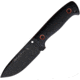 J&amp;V Adventure Knives Black Bear Fixed Blade Black