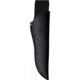 J&amp;V Adventure Knives Villano Fixed Blade Knife, 8.75in Overall, 4.5in Satin 14C28N Sandvik SS Blade, Black Sculpted Micarta Handle, Black Leather Belt Sheath, 1174-M1