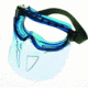 Jackson Safety Goggle Mono Xtr Shld Blu/clr 18629, Unit EA