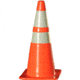 Jackson Safety W Cone ? 36in. With 6in. Upper 4in.Lower Reflexite 12 lbs, Orange, 36in. 16571