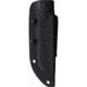 Jason Perry Blade Works Puukko Fixed Blade Knife, 9.5in Overall, 4.75in Black Powder Coated 1095HC Steel Blade, Burlap Micarta Handle, Kydex Sheath, 204-MICARTA-BURLAP