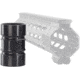JE Machine Tech AR-15 Ultra-Lightweight Minimalist Full Top Rail Handguard, 15in, Black, PS-223MLK15KBLK-F