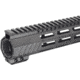 JE Machine Tech AR-15 Ultralightweight Minimalist Full Top Rail, 7 in, No Anti Rotation Tabs, Black, PS-223MLK7KBLK-F-NAR