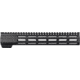 JE Machine Tech AR-15 Ultralightweight Minimalist Full Top Rail, 12 in, No Anti Rotation Tabs, Black, PS-223MLK12KBLK-F-NAR