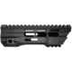 JE Machine Tech M-Lok Free Float Slant Cut Quad Rail Handguard, 7in, No Anti-Rotation Tabs, Black, PS-223MLK7GBLK-NAR