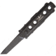 Jesse James Nomad Swing Blade Folding Knife, 4in Black Uddeholm Aeb-L Steel Tanto Blade, Black Titanium Handle, JJKC1B
