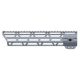 JL Billet Angle Cut M-Lok Handguard, Low Profile, AR10, .308, 10.6 inch, Black JLB-MLA-308-10L-A