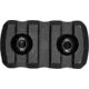JL Billet M-Lok Attachment Rail Section, 3 Slot, 1.5 inch, Black, JLB-MLOK-3S