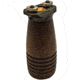 JMK Wood Vertical Foregrip Assembly, Grooved, M-LOK, Standard Mini A3 Base, VFG-MA02