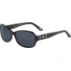 JOOP! 87192 Single Vision Prescription Sunglasses, Black Frame, 87192-8840SV