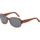 JOOP! 87192 Single Vision Prescription Sunglasses, Red Brown Havana Frame, 87192-4131SV