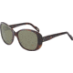 JOOP! 87210 Single Vision Prescription Sunglasses, Brown Havana Frame, 87210-8940SV