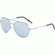 JOOP! 87350 Sunglasses, Rhodium Frame, Brown Ice Blue Mirror Lens, 87350-100