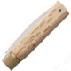 Jose da Cruz Cutelaria Medium Oak Folding Knife, 3.75in Closed, 2.75in Satin Stainless Drop Point Blade, Oak Handle, MER.80.002.B.P01