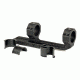 Flat Top One Piece Extended Eye Relief Optical Mount For Picatinny Rail, Fits 30Mm And 1 Inch Scopes w/Adapter Rings, Black