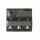JP Enterprises Handguard Clamp with Adjustable Locking Screw .750 Bore, Black, JPGS-9D