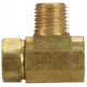 JR Products Dual Tank Manifold Tee - 1/4 Invertered Flare x 1/4 MPT, 07-30055