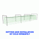 Jugs Sports Batting Cage Frame No. 10 - for Heavy Netting FRM295