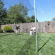 JUGS Hit At Home Backyard Batting Cage, 45 x 11 x 11, N.27 Twisted Knotted Polyethylene, Black, A5030