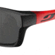 Julbo Colbalt Sunglasses; Shiny Black/Red Frames w/ Spectron 3 Lenses 4512014