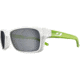 Julbo Colbalt Sunglasses; Shiny White/Green Frames w/ Spectron 3 Lenses 4512011