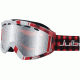 Julbo Down Rx Insert Goggles OTG - Jacquard Red Frame, Silver Flash/Orange tint lens 79612131
