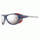 Julbo Explorer 2.0 Sunglasses with Spectron 4 Lenses, Matte Blue/Red, Large J4971212