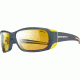 Julbo MonteBianco Single Vision Prescription Sunglasses, Dark Blue / Yellow Frame, Zebra Lens, Photochromic-J4153132SV