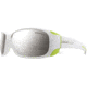 Julbo MonteBianco Single Vision Prescription Sunglasses, White / Lime Frame, Spectron 4 Lens-J4151216SV