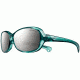 Julbo Naomi Single Vision Prescription Sunglasses, Crystal Green Frame, Spectron 4 Lens-J4451216SV