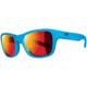 Julbo Reach Single Vision Prescription Sunglasses, Bright Blue Frame, Spectron 3+ W/ Red Flash Lens-J4641112SV