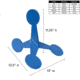 Legion Targets Jumping Target Set, Blue, AR-10KIT