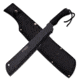 Jungle Master Machete, 15in, Stainless Steel Blade, Black Nylon Cord Wrapped Handle JM-033