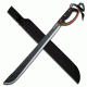 Jungle Master Machete, 28in, Stainless Steel Blade, Black Handle JM-024L