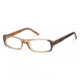 Just Cavalli JC0374 Eyeglass Frames - Light Brown Frame Color