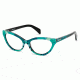 Just Cavalli JC0716 Eyeglass Frames - Dark Green Frame Color
