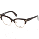 Just Cavalli JC0803 Eyeglass Frames - Dark Havana Frame Color