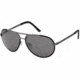 Just Cavalli JC410S Sunglasses - Shiny Dark Ruthenium Frame Color, Smoke Lens Color