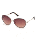 Just Cavalli JC417S Sunglasses - Shiny Rose Gold Frame Color, Gradient Brown Lens Color