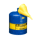 Justrite Safe Can Blu W/funl 1g/4l 7110310, Unit EA